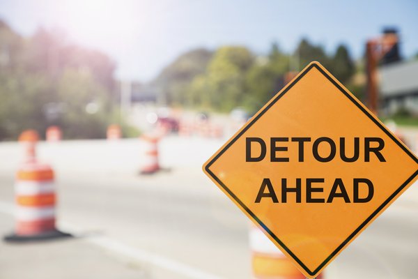 Detour sign