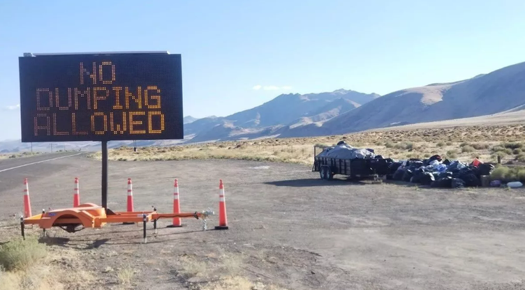 black rock desert dump