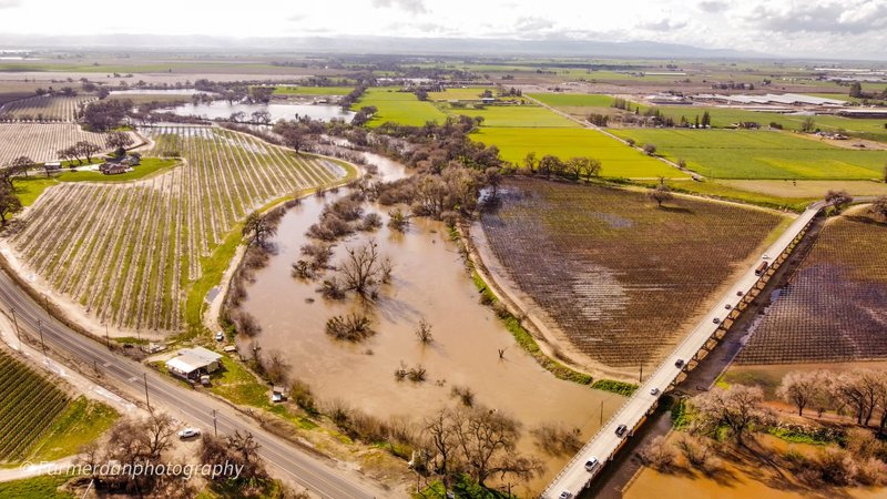 Merced River flooding