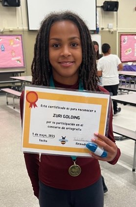 SPELLING BEE WINNER
