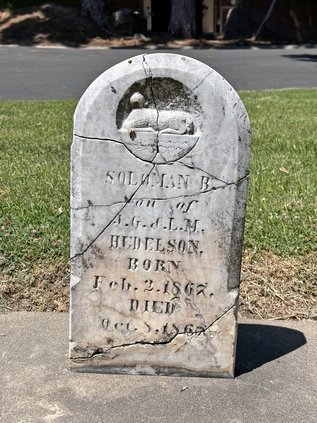 Soloman B. Hudelson headstone