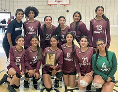 Central Valley’s frosh-soph girls volleyball team Sept 2023