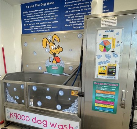 dog wash three