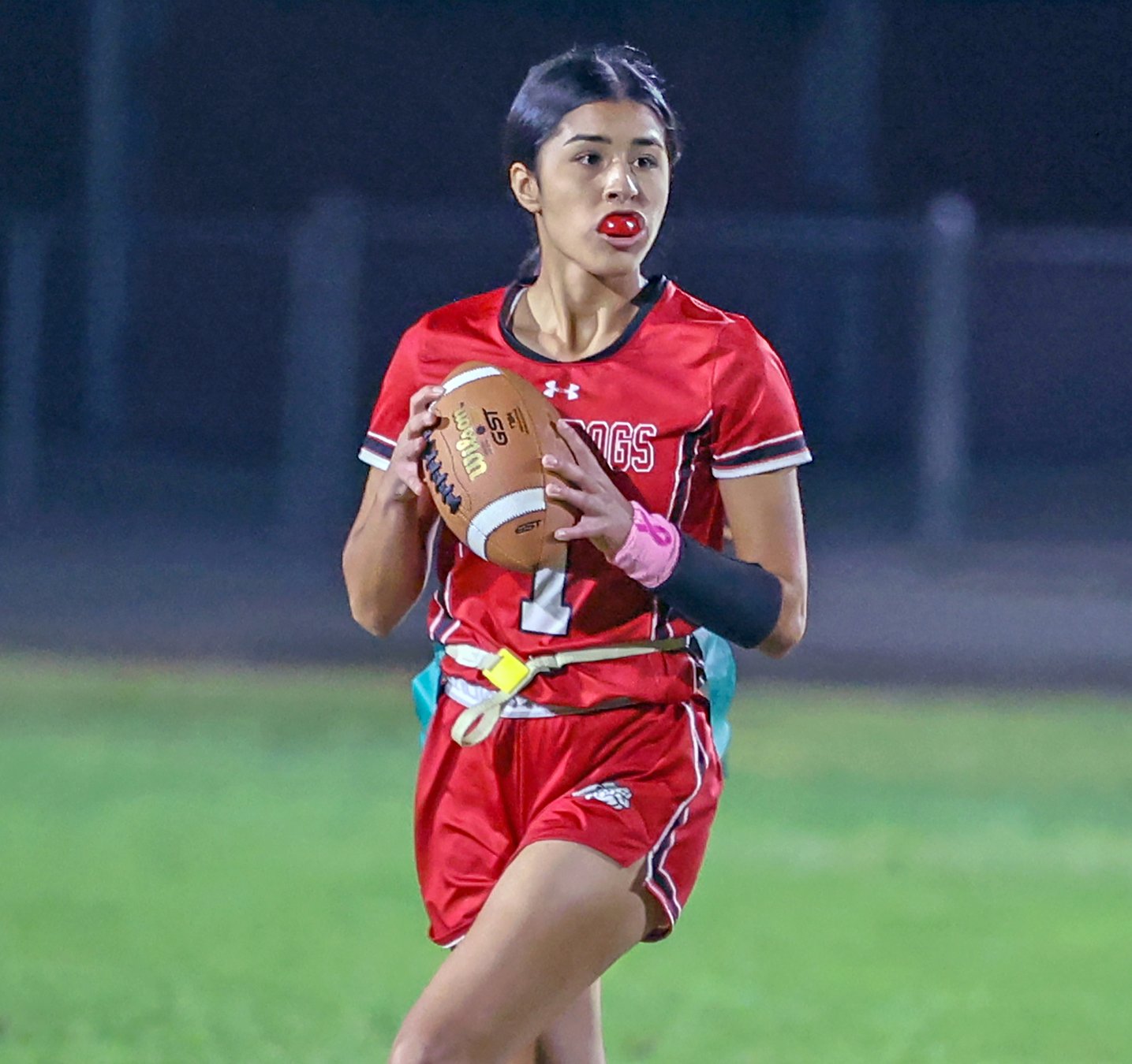 CHS girls flag football members snag league honors - Ceres Courier