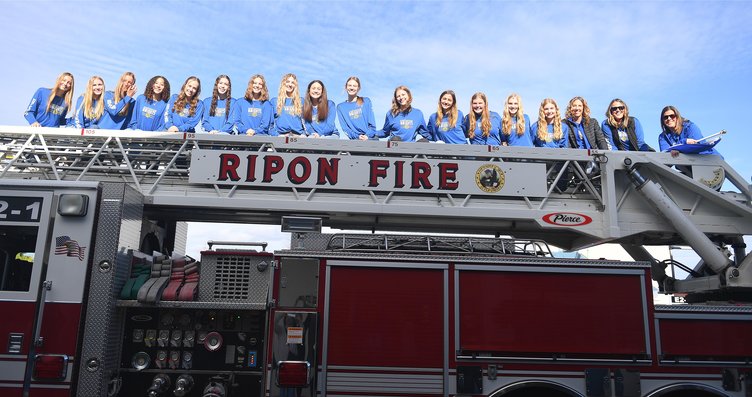 Ripon Christian girls volleyball