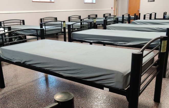 homeless beds