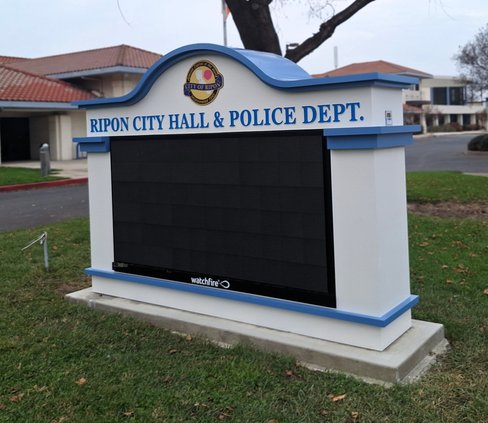 Ripon creating policy for city hall electronic sign - Manteca Bulletin