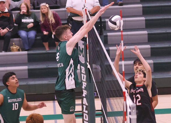 East Union-Manteca boys volleyball
