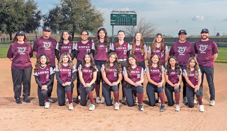 Central Valley’s softball team May 2024