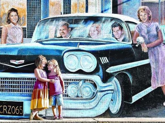 cruising mural