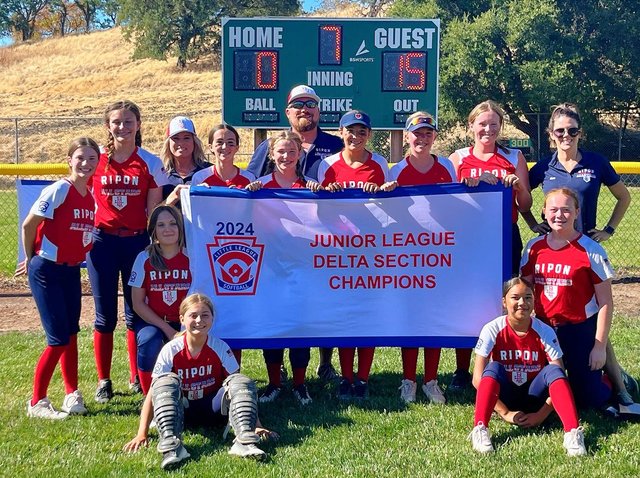 Ripon Junior League softball all-stars capture Delta Section pennant ...