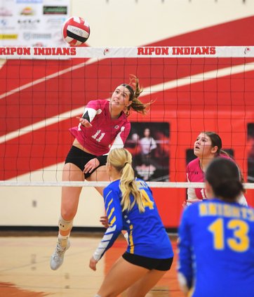 Ripon Christian-Ripon girls volleyball