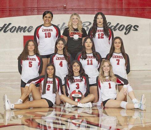 Ceres High’s girls volleyball team Nov 2024