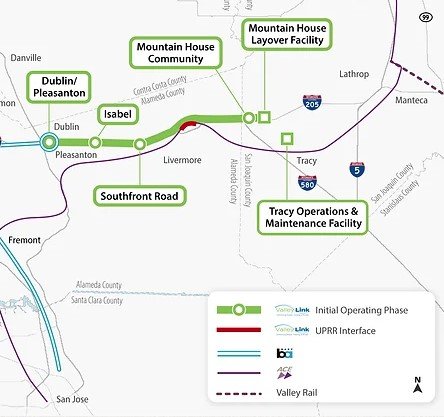valley link map