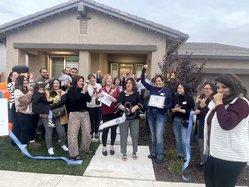 Peace of Mind ribbon cutting