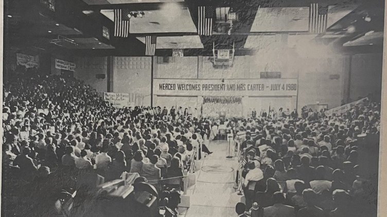 Jimmy Carter Merced College 1980