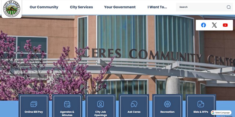 Ceres website