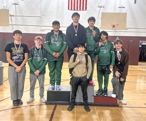 Central Valley’s boys wrestling team Feb 2025