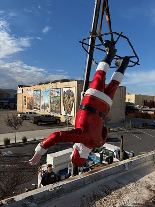 santa by boots