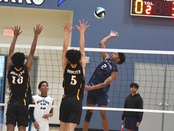 Holt Academy-River Islands boys volleyball