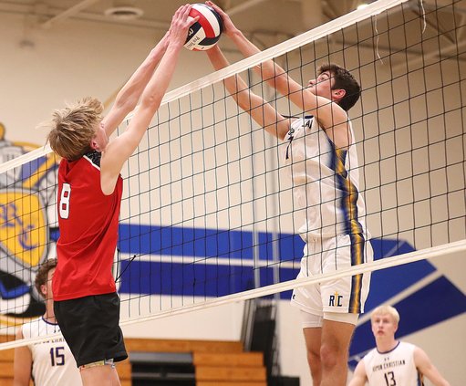 Ripon-Ripon Christian boys volleyball