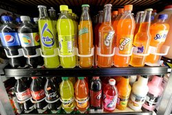 soda bottles