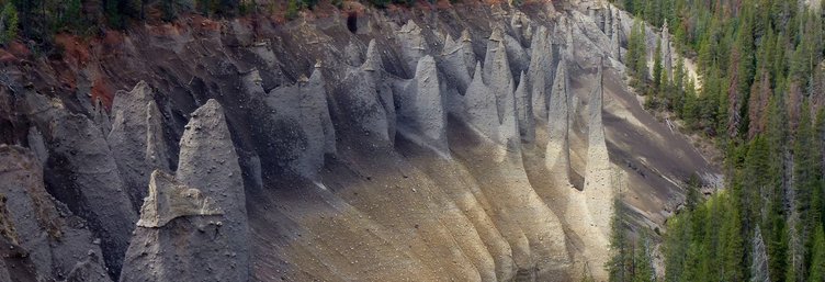 Crater pinnacle