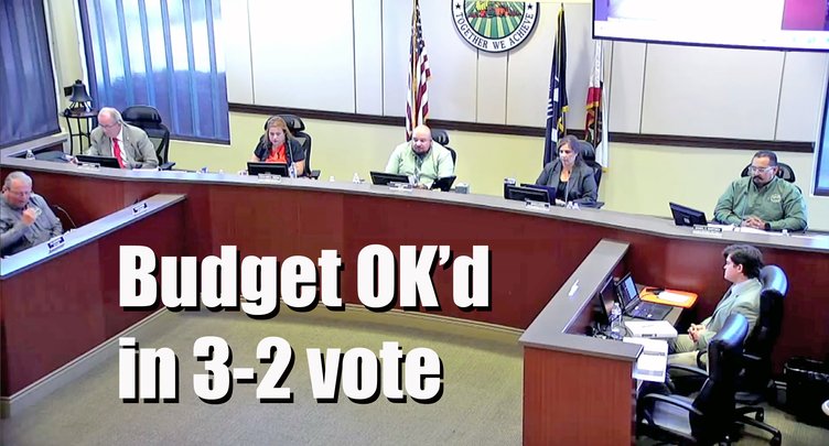 City budget vote 2025