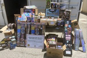 Illegal fireworks seized 2025