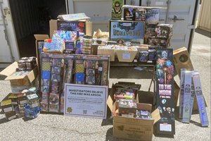 Illegal fireworks