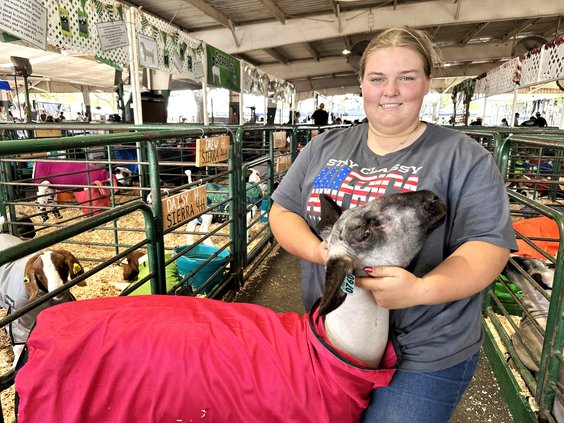Westport 4-H member Emma Ludwig