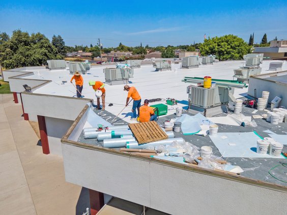 Mae Hensley roof