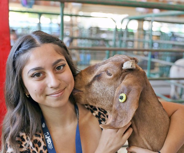 Ceres High School FFA member Gabriella Rodriguez