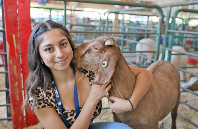Ceres High School FFA member Gabriella Rodriguez