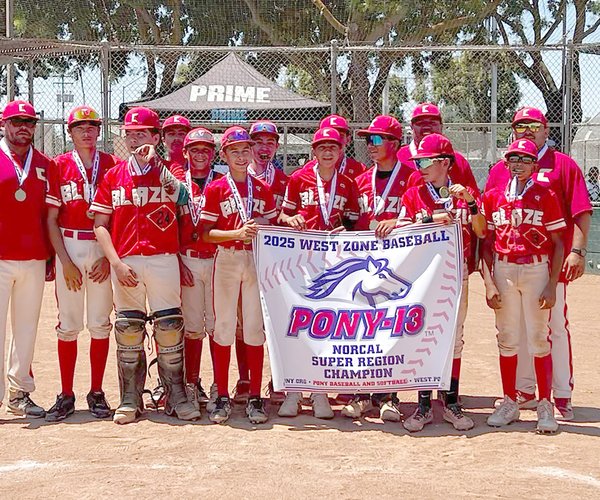 Ceres Blaze 13-year-old travel baseball team