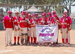Ceres Blaze 13-year-old travel baseball team