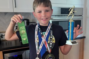 Track-and-field newcomer CJ Blevins