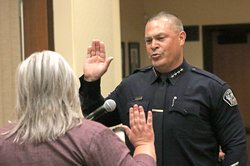 Trenton Johnson takes oath 2025