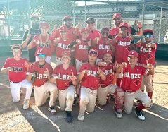 Blaze 11-year-old travel baseball team August 2025