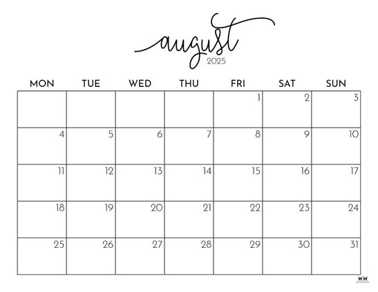august 2025