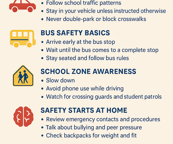 back to school safety