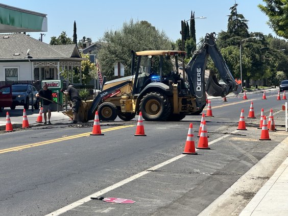 gustine road closure