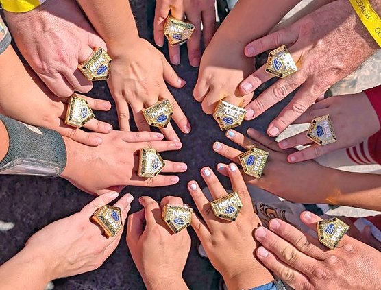 Ceres Sizzle home championship rings