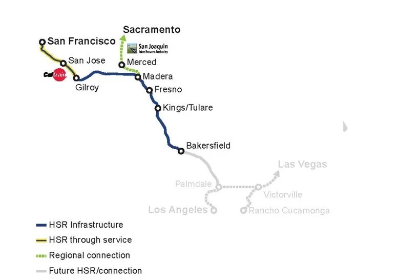 high speed rail map