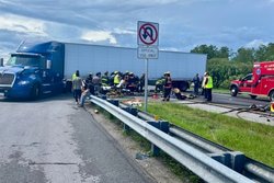 crash illegal truck