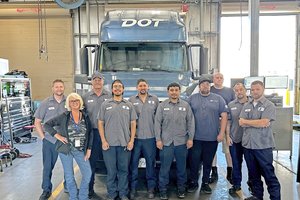 Modesto garage team of Dot’s trucking affiliate