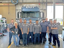 Modesto garage team of Dot’s trucking affiliate