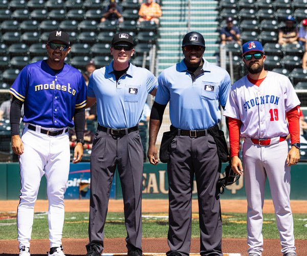 Modesto Nuts Lineup Cards
