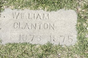 William Clanton’s grave