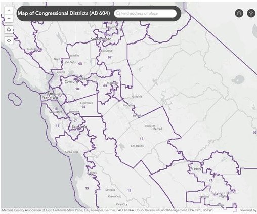 redistricting map
